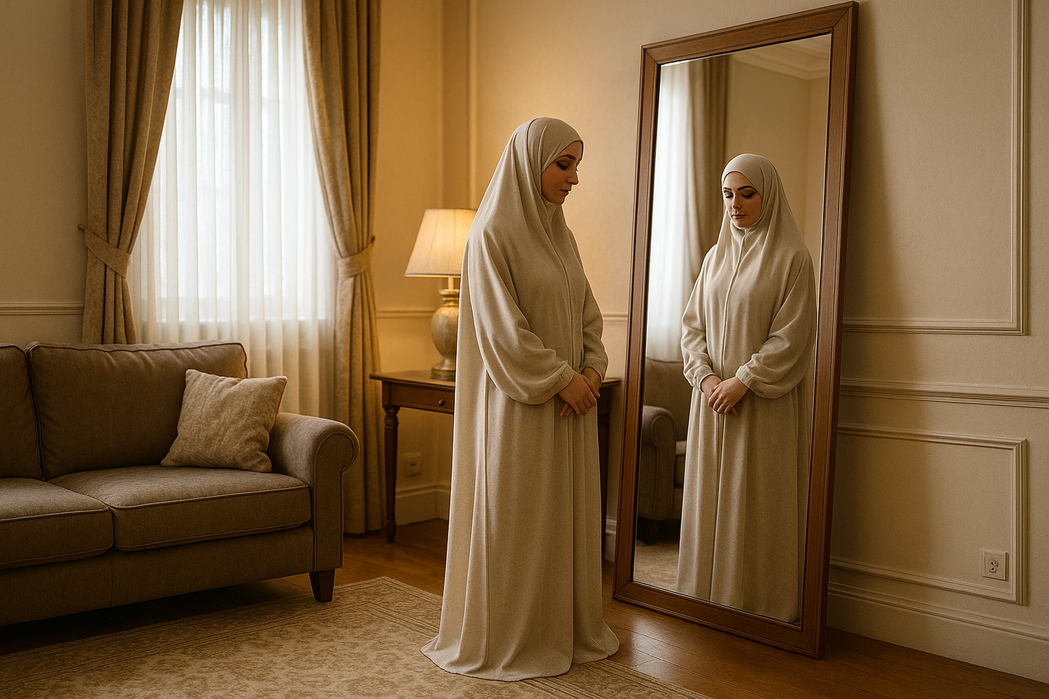 Tek Parça Namaz Elbisesi