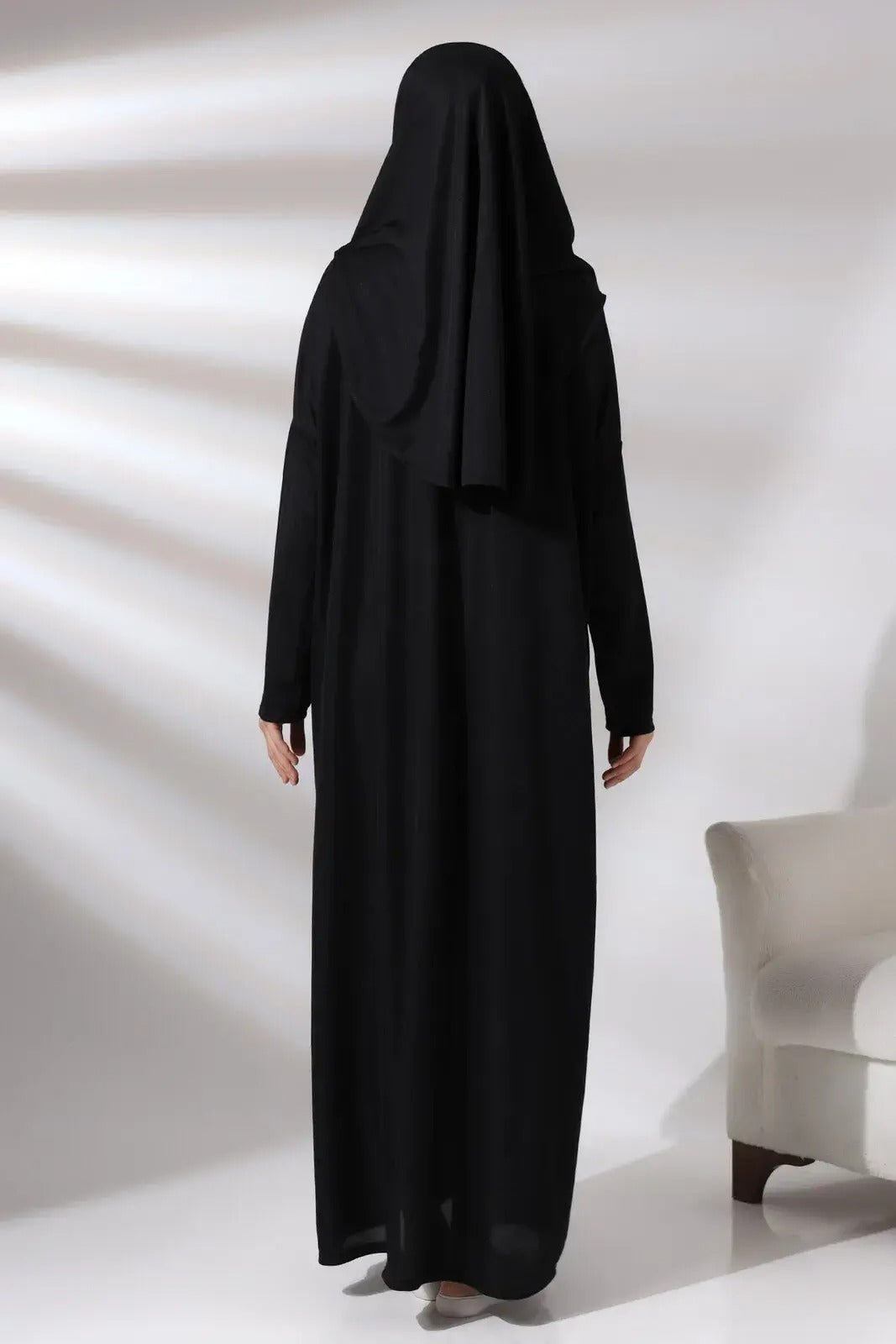 Başörtülü Tek Parça Namaz Elbisesi